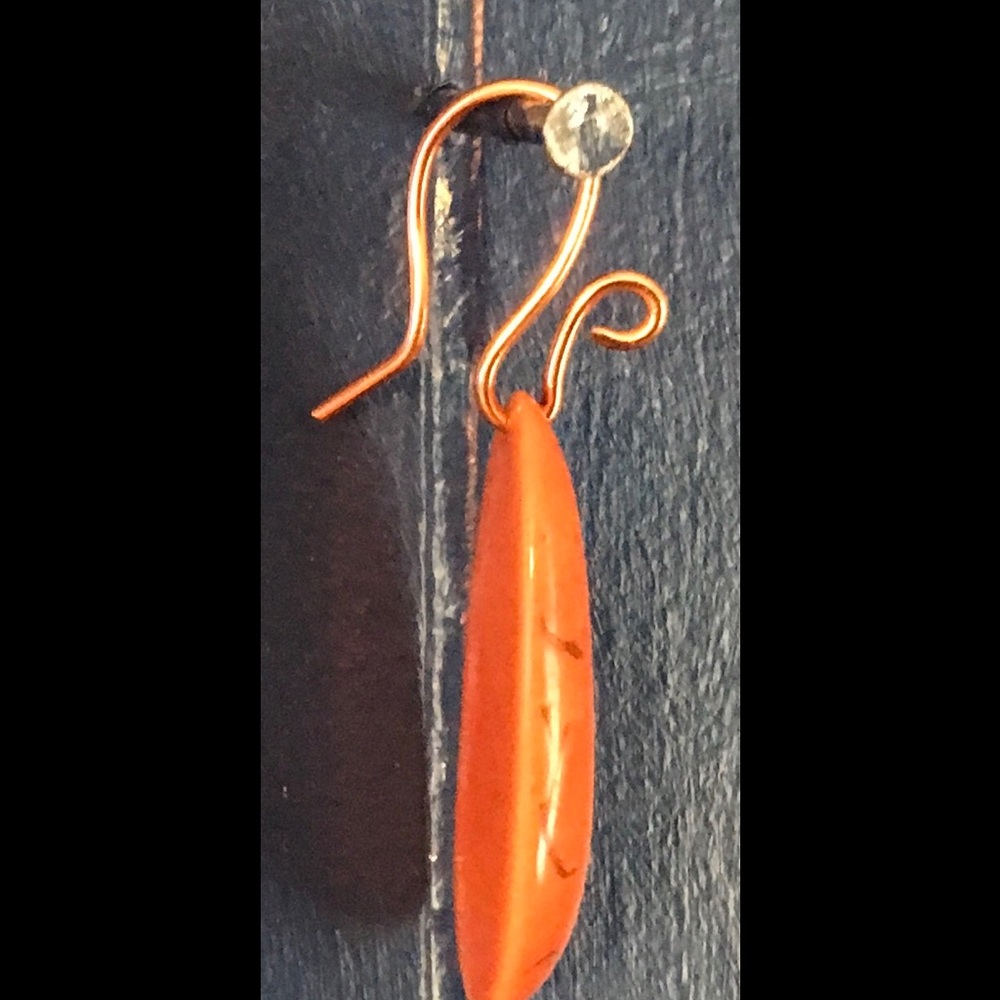 Fabulous Organic Ivory Earrings🌺Custom Crafted🌺