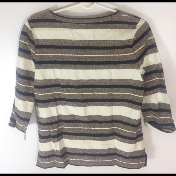 J. Crew Reverse-jacquard Stripe Shirt - Picture 4 of 5