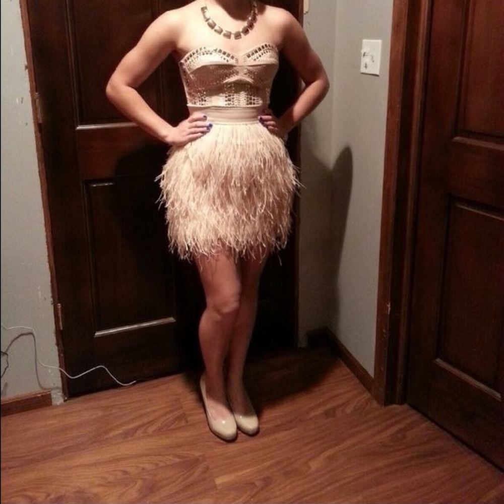 Tan dress