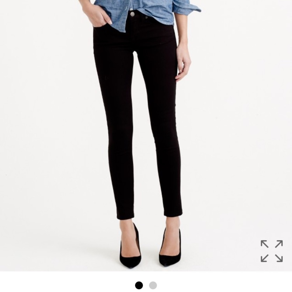 J Crew Black Toothpick Jeans