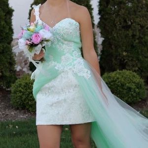 Mint Green Dress