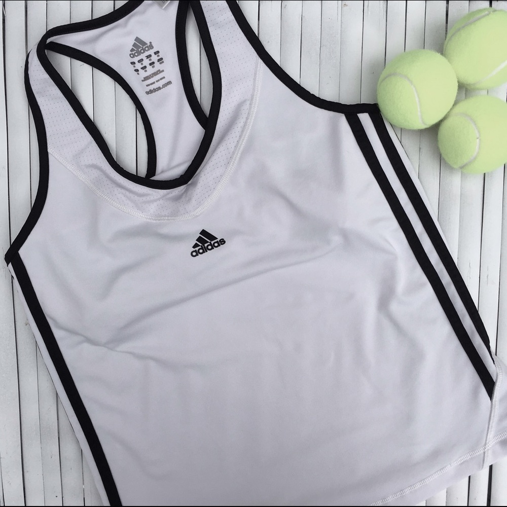 Adidas White Classic Tank