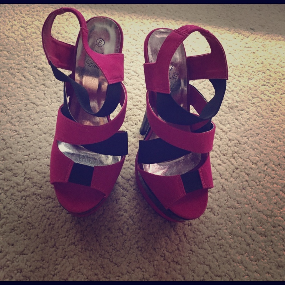 Never worn 5 inches high heels