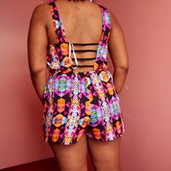 Multicolored romper - Picture 3 of 3