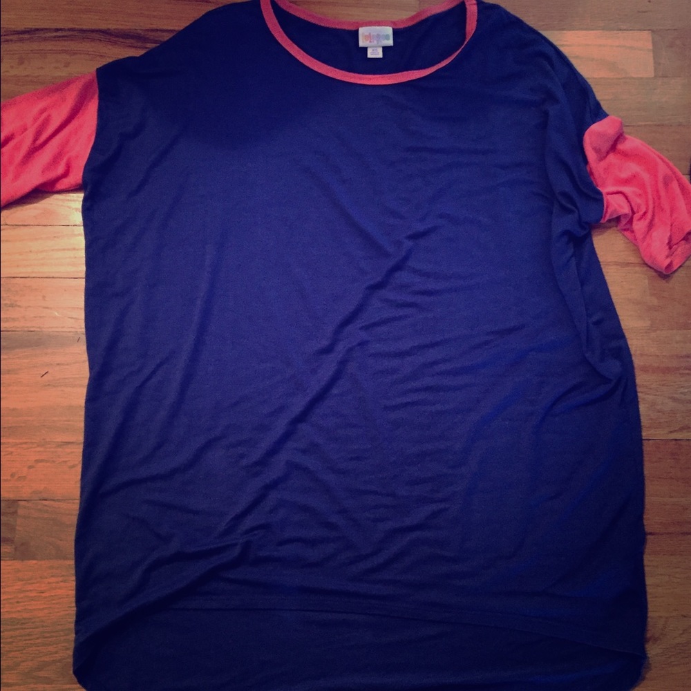 Lularoe Irma XS blue pink