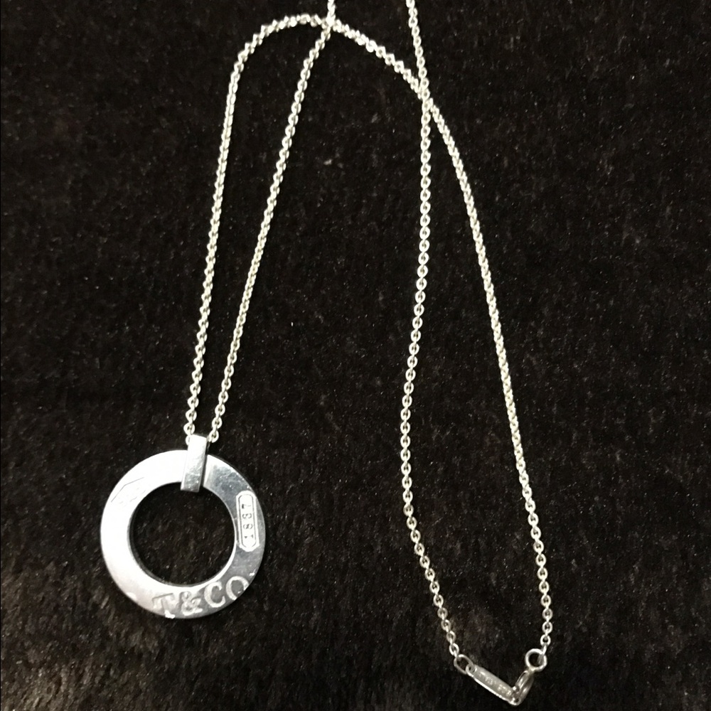 925 Tiffany chain with ring pendant