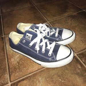 Navy converse sneakers