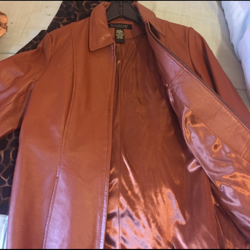 Bonded leather jacket 🧥 Brand New never worn.