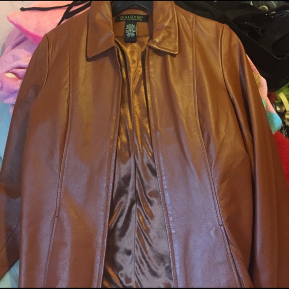 Bonded leather jacket 🧥 Brand New never worn. - Picture 2 of 6