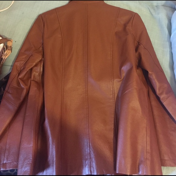Bonded leather jacket 🧥 Brand New never worn. - Picture 5 of 6