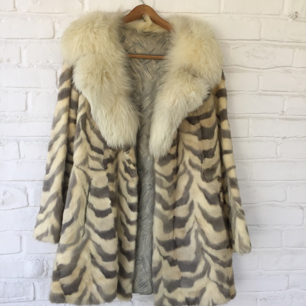 Chinchilla fur. Vintage.