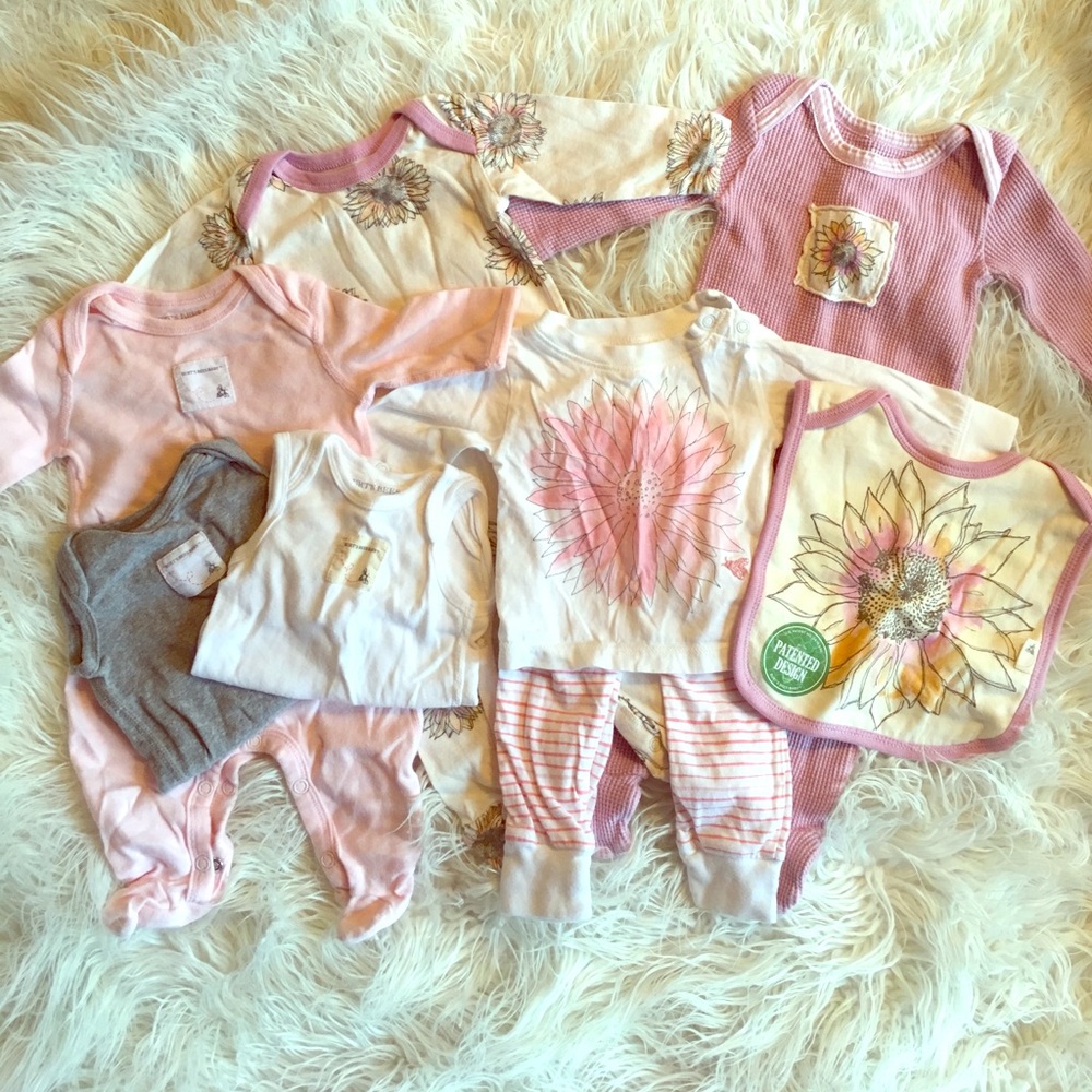 ⬛️SOLD⬛️ Burt's Bees Baby Girl Newborn