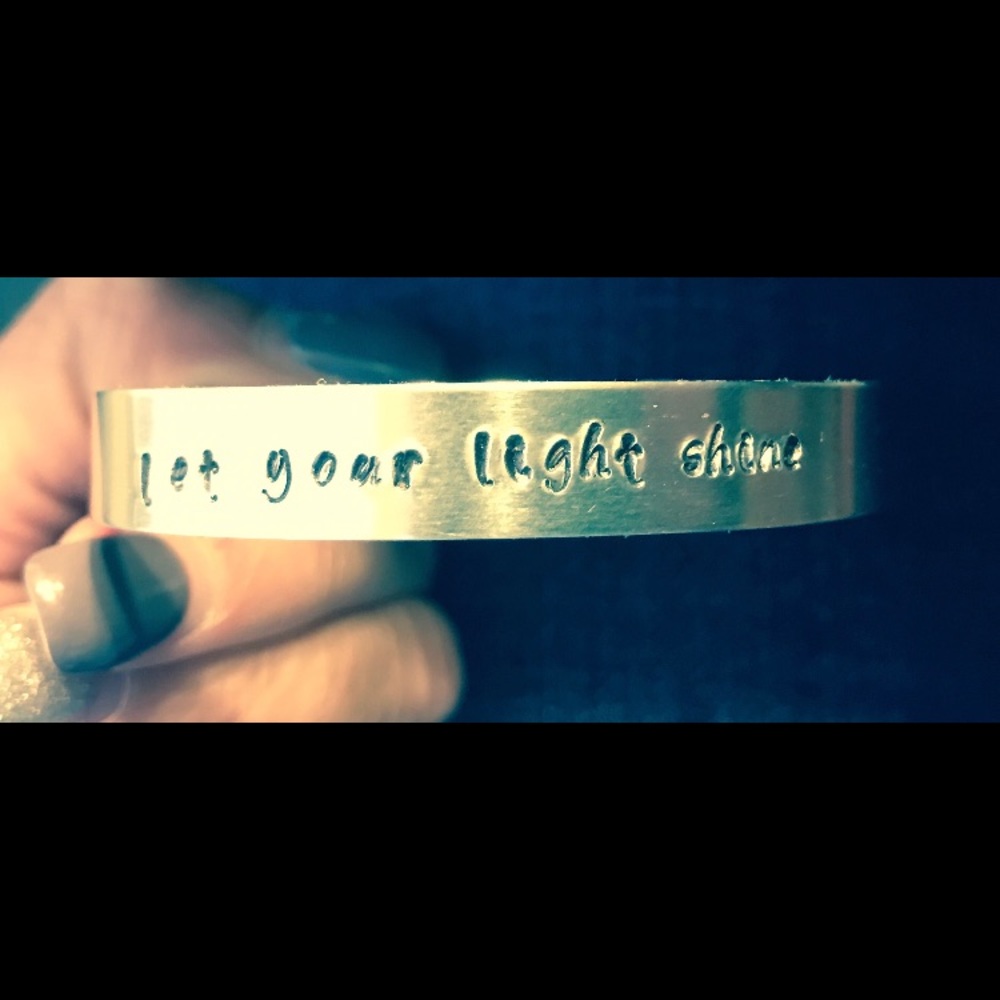 HAND-STAMPED CUFF BRACELET
