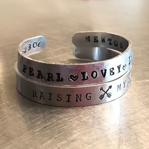 Handmade (by me) raising my tribe bracelet