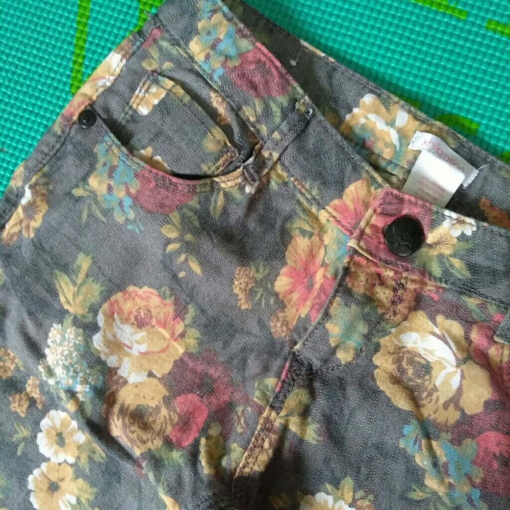 Floral Skinny Jeans
