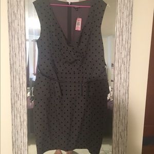 Torrid grey and black dress