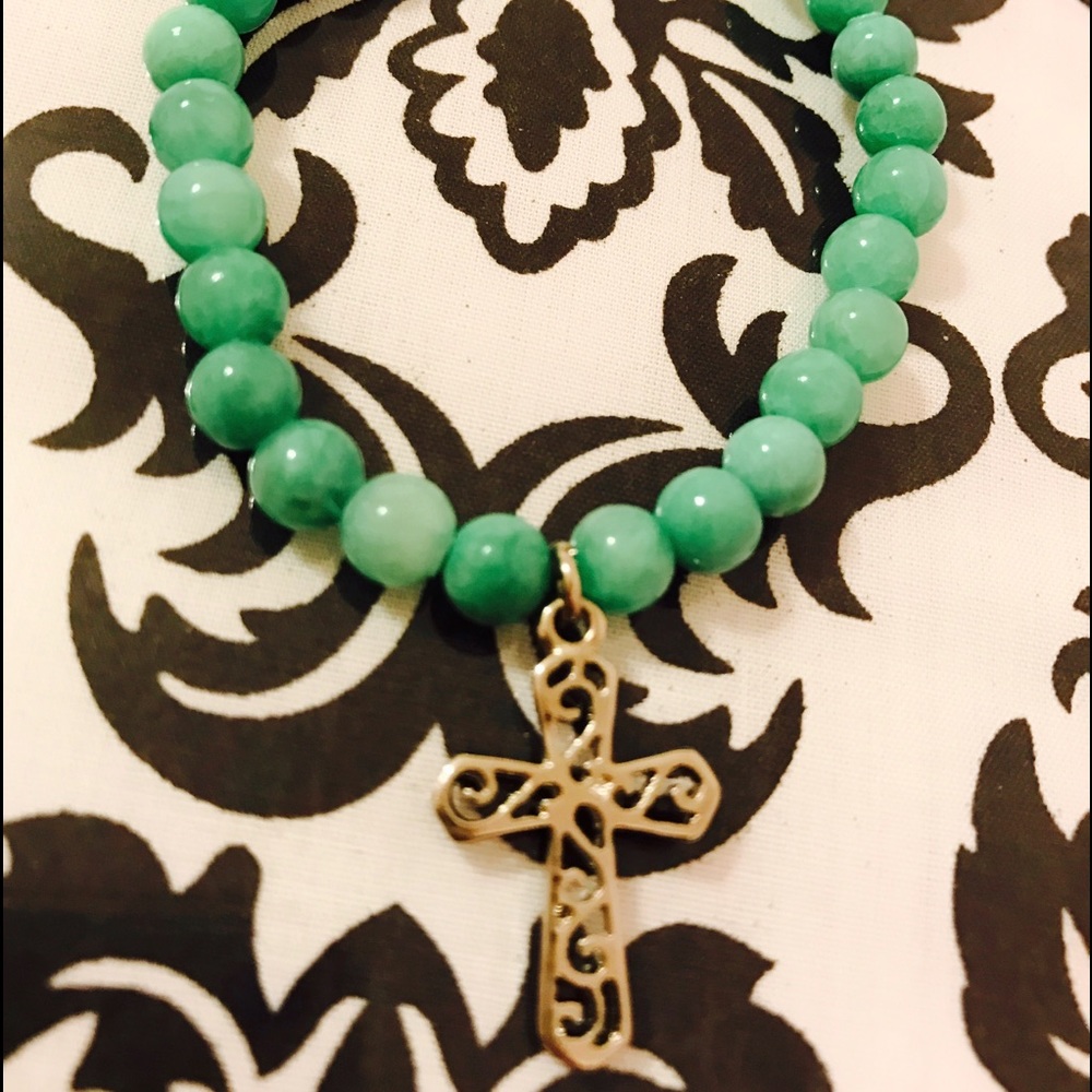 Beaded Bracelet With Charm