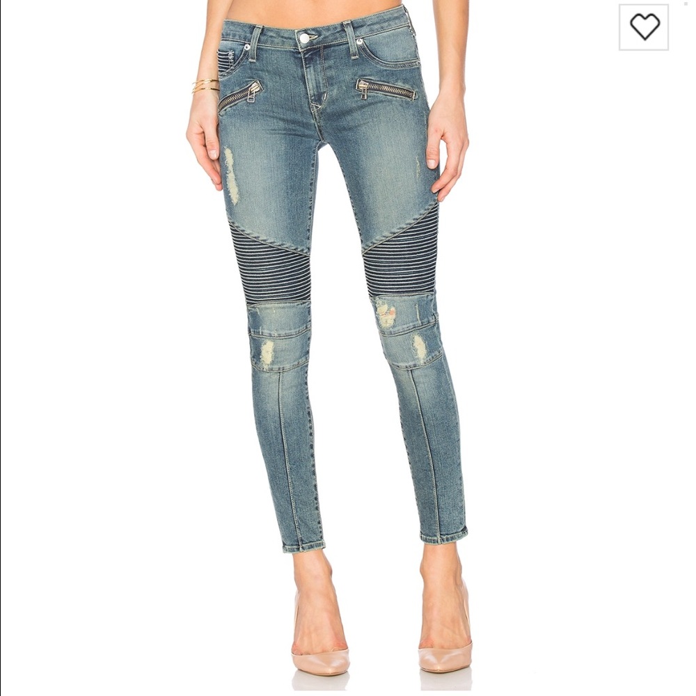 Lovers + friends Aaron moto skinny jean