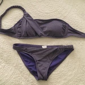 Xhilaration sparkle purple bikini