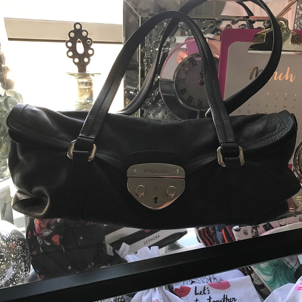 Authentic Leather Prada handbag