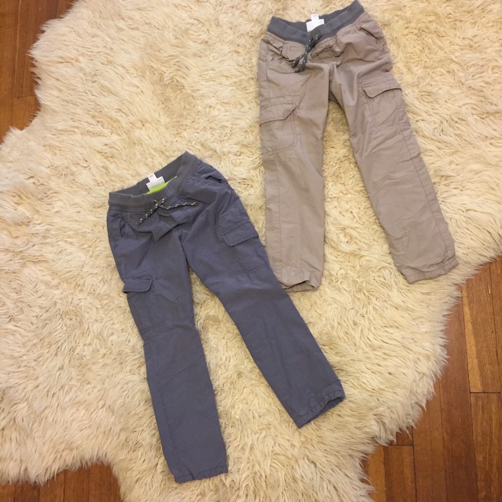 2 Pairs of Fitted Cargo Pants for Toddler Boys