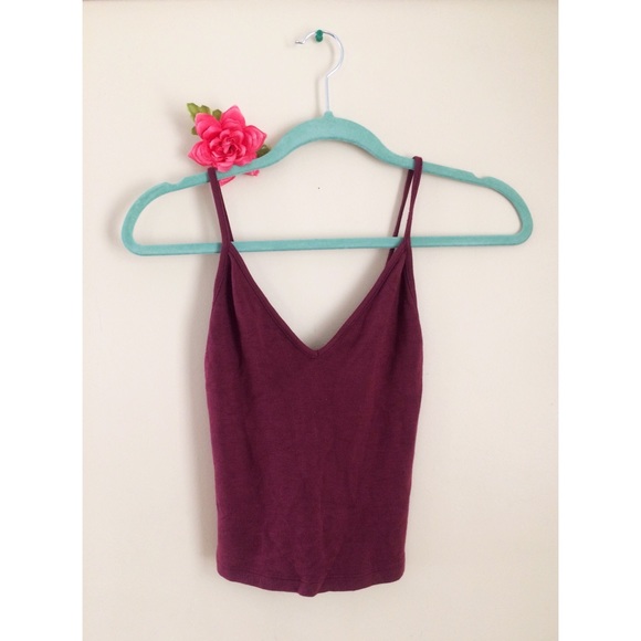Brandy Melville Tops - Brandy Melville Cranberry Joanne Tank 🌹