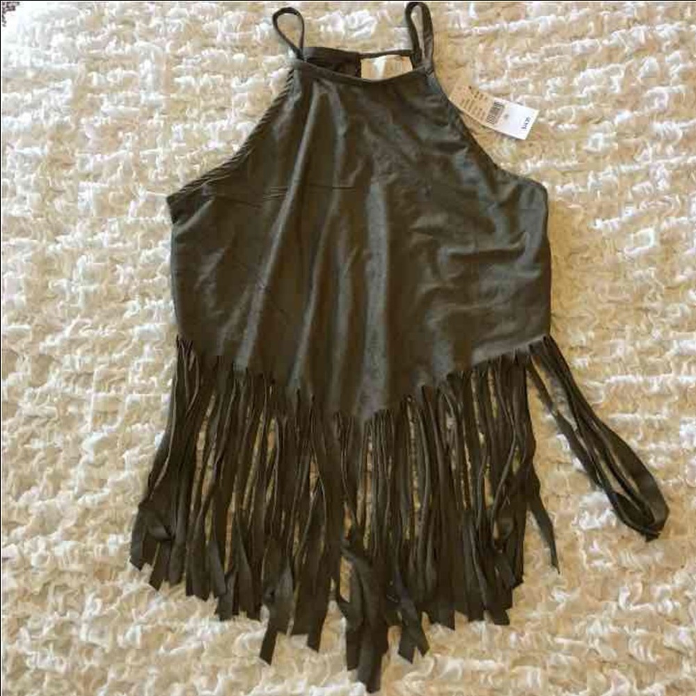 Fringe Crop Top