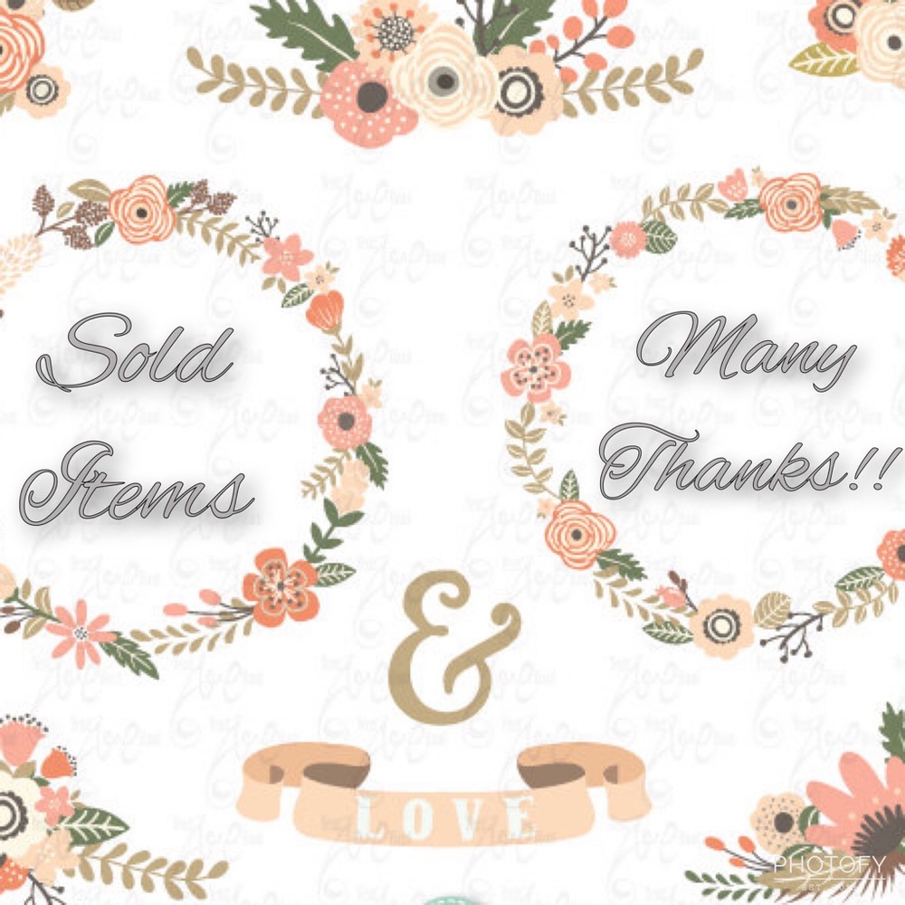 Sold Items Below 🌸 Thank You!! 🌸