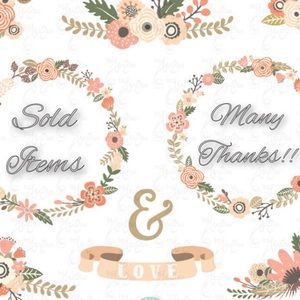 Sold Items Below 🌸 Thank You!! 🌸