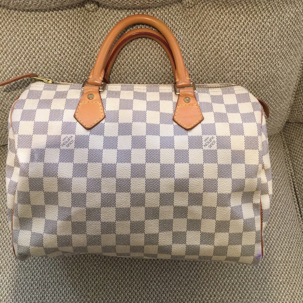 Louis Vuitton speedy 30 damier azur