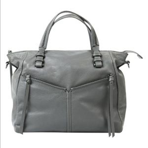 Kooba Gray Leather Satchel