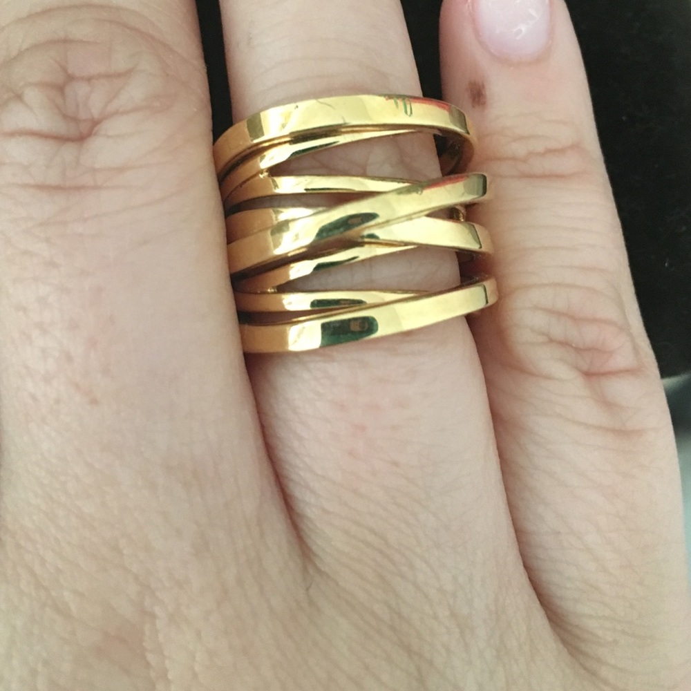 MK cocktail ring