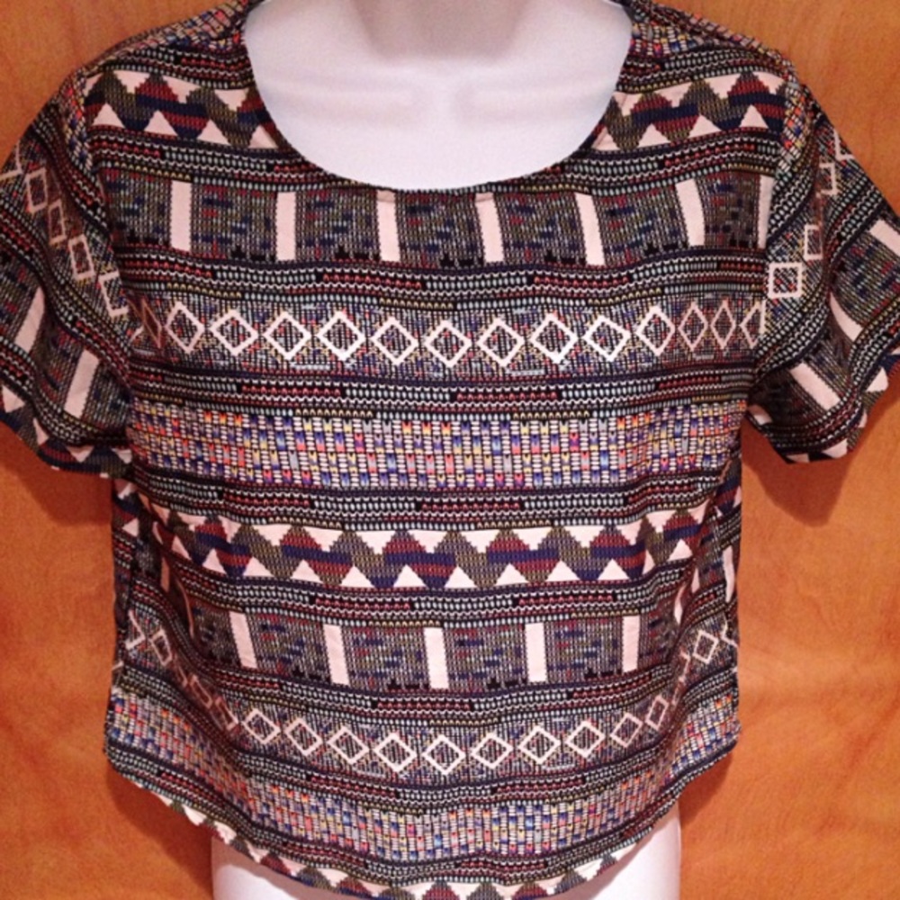 💋Aztec Crop Top