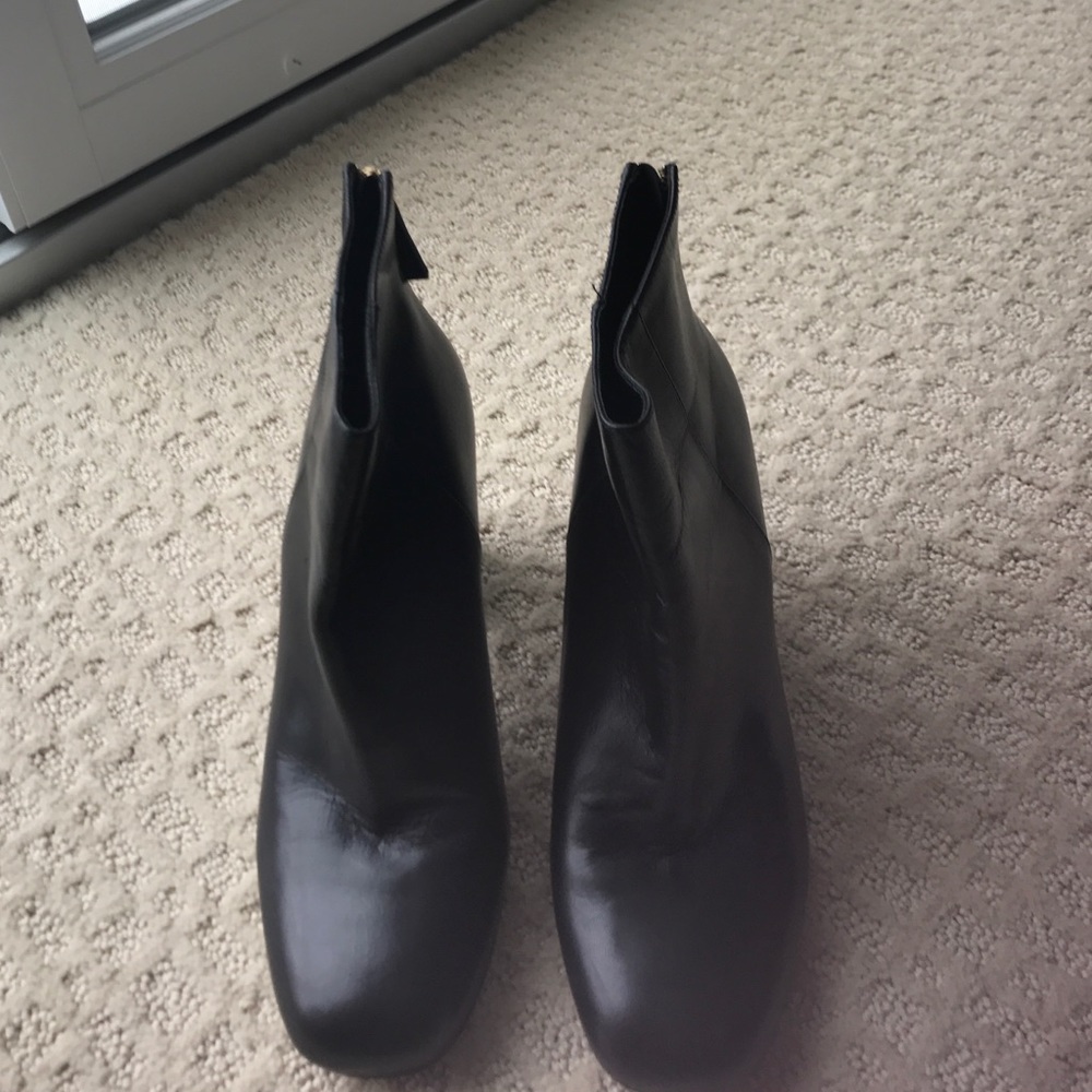 Very cute leather booties. Worn once. Size 8.