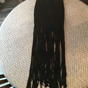 Fringe Maxi or Midi Skirt
