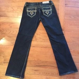 Rock Revival size 31 easy boot dark with sequin