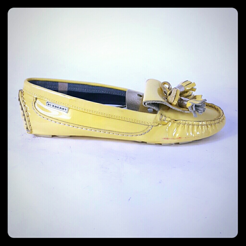 Burberry flats size 8 made in Italy - Picture 1 of 8
