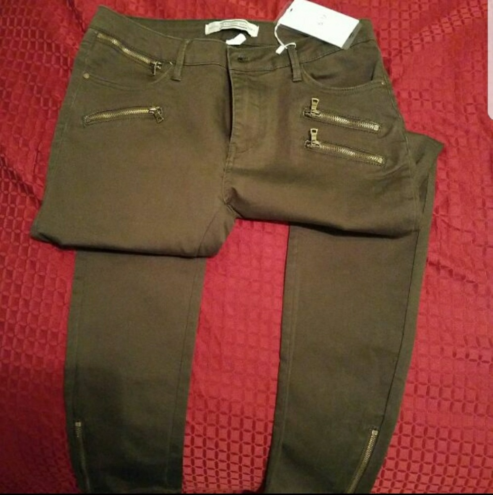 Olive green pants