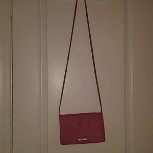Two tone red and pink purse