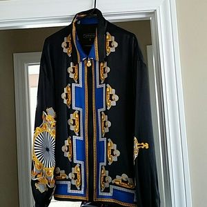 Vintage Silk Versace style jacket