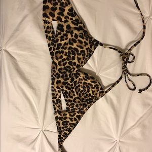Victoria Secret Pink Cheetah swim top