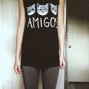 🔥CLOSET CLOSING Amigos Cat Shirt