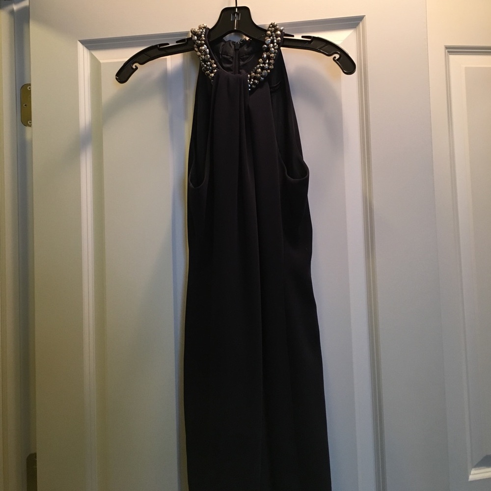 Navy blue cocktail dress. Only worn once