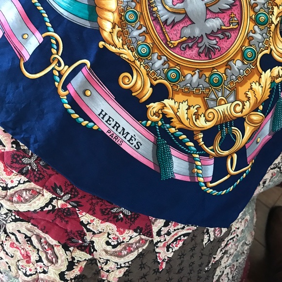HERMES 100% SILK TWILL Scarf « Ballade de Heian » by Natsuno  Hermes scarf