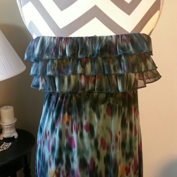 Eyelash Couture Strapless maxi dress - Picture 3 of 5