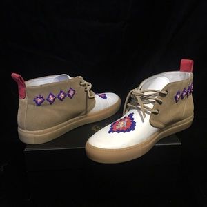 Del Toro "Voyage to Africa" Beaded Chukka Sneaker