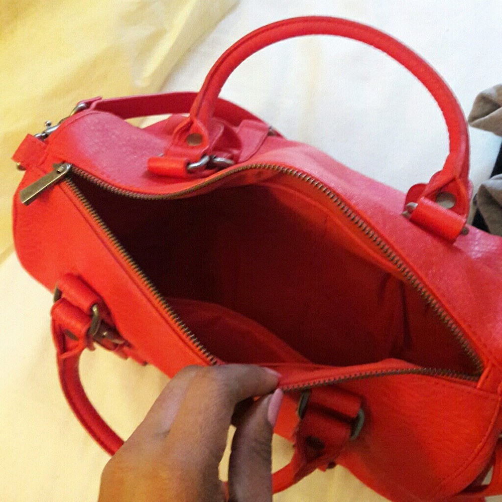 Orange express handbag