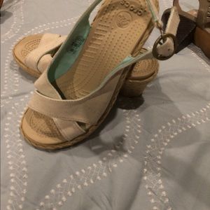 Croc wedge vey comfortable