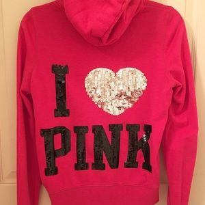 Victoria's Secret Pink Zip-up Hoodie