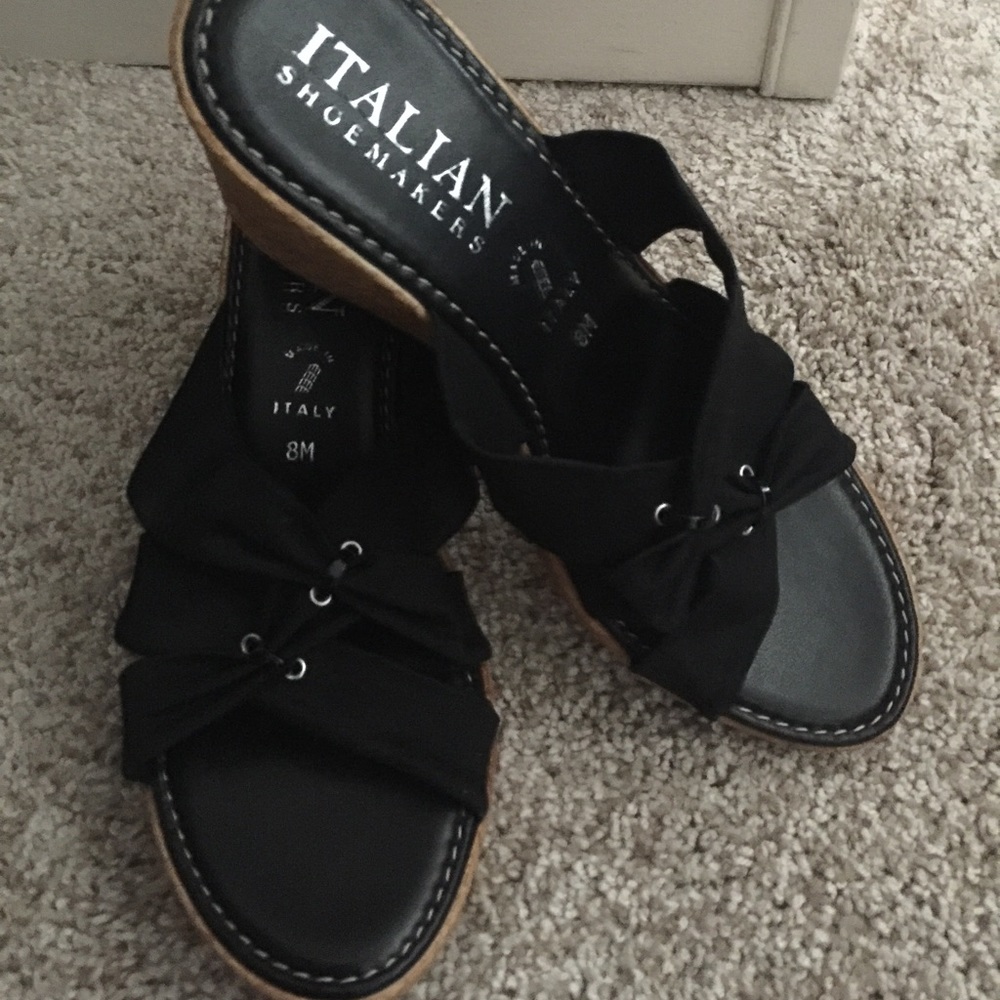 Italian shoemaker sandals sz8